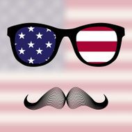 Sunglasses and mustaches