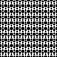 Abstract geometric seamless pattern with circles