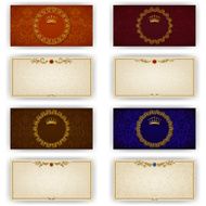 Elegant template for luxury invitation card N4