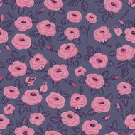 Seamless pattern of roses N6