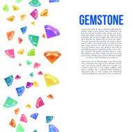 Gemstone Seamless Pattern for Presentation Vector N7