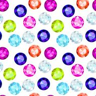colored gemstone seamless pattern N2
