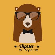 Animal hipster design N16
