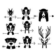 Animal hipster design N17