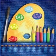 pencils and paintbrush