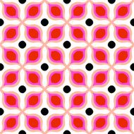 Seamless vector pattern with bold geometric shapes N9