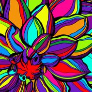 Flower decorative background N3