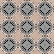 Contrast Abstract Circles On Background