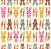 seamless rabbits pattern N10