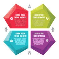 Infographic Business Concept - Abstract Vector Forms