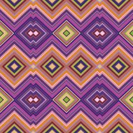 Color Abstract Retro Zigzag Vector Background N19