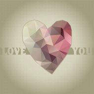Polygon heart