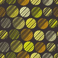 Seamless pattern with hand drawn polka dot ornament N4