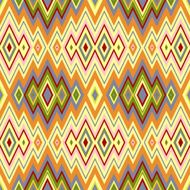 Color Abstract Retro Zigzag Vector Background N25