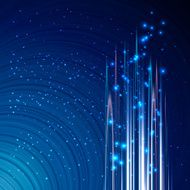 abstract techno design elements on a blue background N2