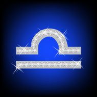 Zodiac Libra sign icon