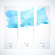 Abstract vector vertical mosaic banners N72