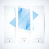 Abstract vector vertical mosaic banners N73