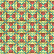 Graphic seamless colorful pattern Flat style N16