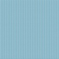 Seamless knitted pattern monochrome bluish color