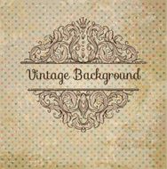 Retro Background With Vintage Elements N2