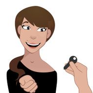 Expressive Girl vector N16