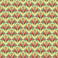 Graphic seamless colorful pattern Flat style N18