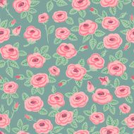 Seamless pattern of roses N8