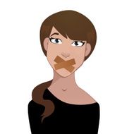 censured girl vector N3