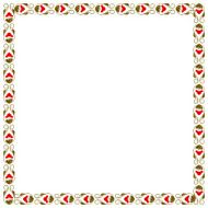 Ukrainian national floral ornament on white background eps 10