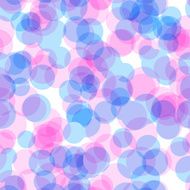 Modern Seamless Pattern with Circles