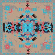 Seamless grey aztec pattern