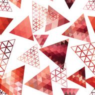 Retro pattern of geometric shapes N56