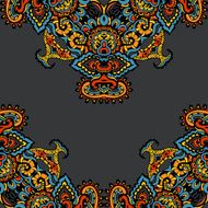 African ethnic abstract background vector colorful N2