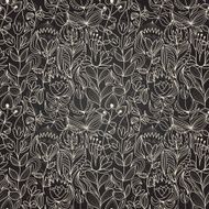 Seamless dark texture with flower N5
