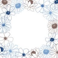 floral frame N74