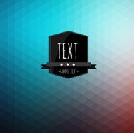 geometric background made of triangles N123