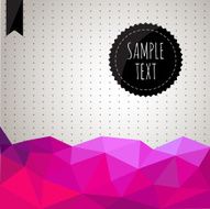geometric background made of triangles N125