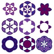 flower circle pattern