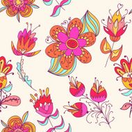 Seamless texture with flowers N113