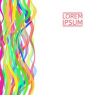 Abstract Seamless Colorful Striped Background N4