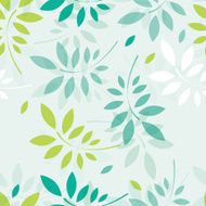 Vector spring background with branches and leaves
