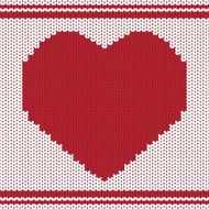 Vector knitting background