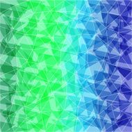 Blue-Green abstract polygonal background