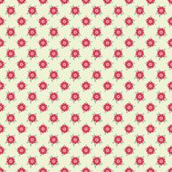 Elegant romantic vector seamless pattern (tiling) Retro pink N7