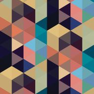 Abstract triangle seamless pattern