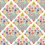 flowers vector abstract seamless pattern endless floral background N18