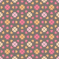 Seamless pattern with hearts N67