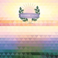 Abstract geometric background of the triangle N2