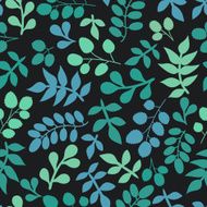 seamless leaves pattern background N9